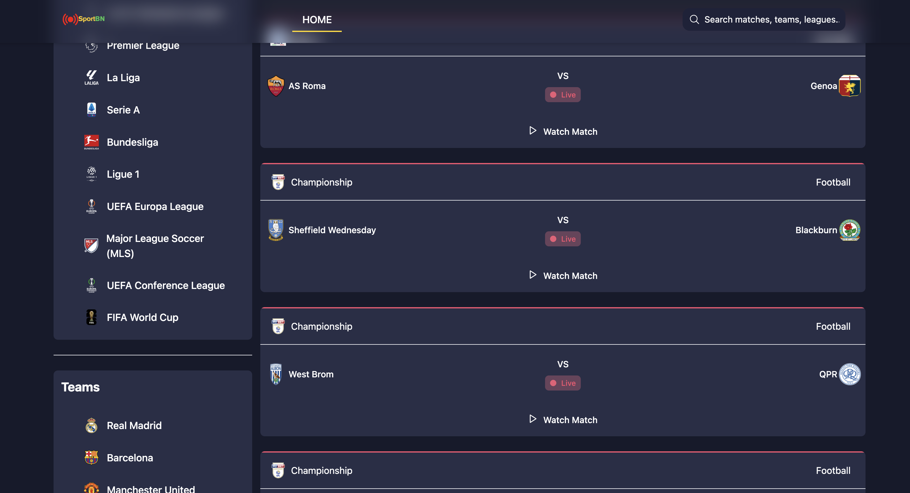 Dofu Live Sports Streaming